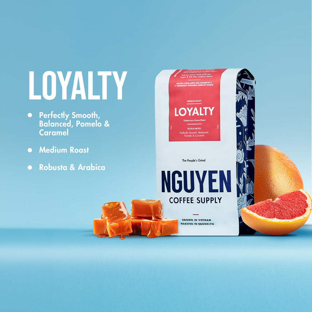 Nguyen Coffee Supply pomelo and caramel notes brighten mornings with subtle sweetness
