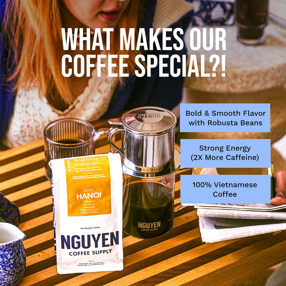 Nguyen Coffee Supply Vietnamese Robusta origin delivering bold cup with distinctive character.