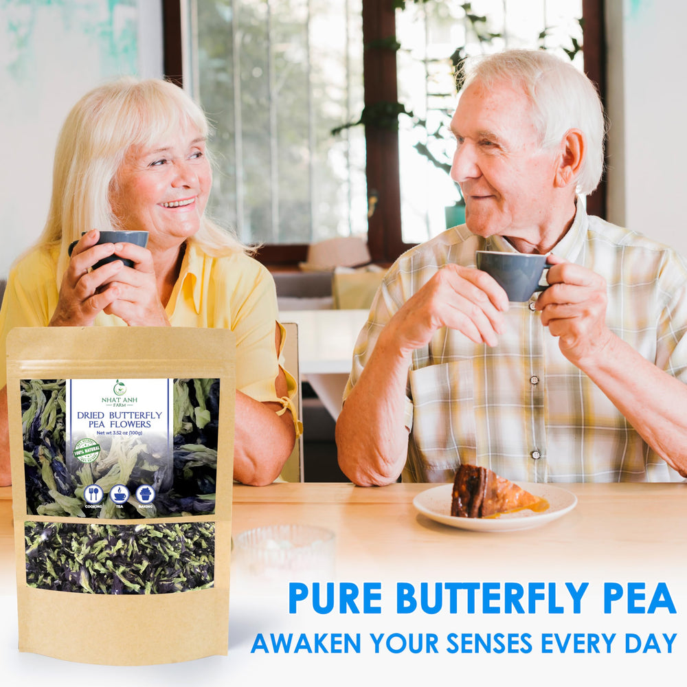 NHAT ANH FARM butterfly pea flowers used as natural colorant in foods and drinks.