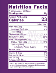 Nice Witch's Korean Assorted Seaweed Salad back label highlights quick prep and serving ideas