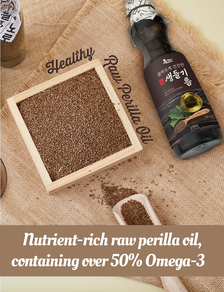 NICE WITCH'S perilla oil side dishes add depth to vegetables and meats