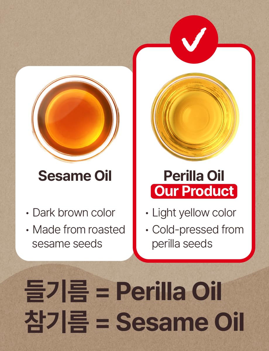 NICE WITCH'S raw perilla oil dressings with nutty notes for flavor depth