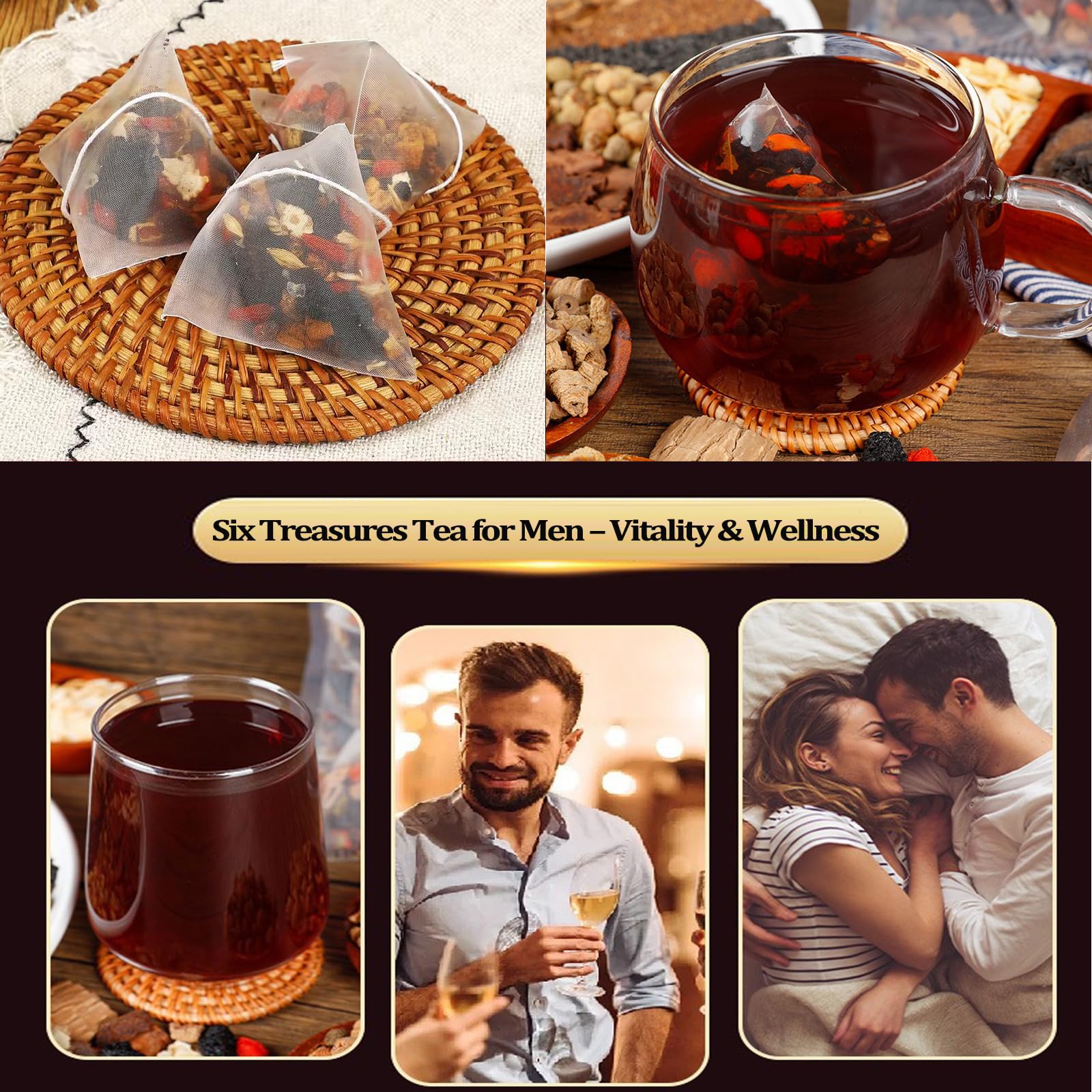 NICEEN kidney tea formula brewed cup with inviting aroma