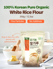 NICE WITCH'S Organic Rice Flour used in pancakes for soft results.