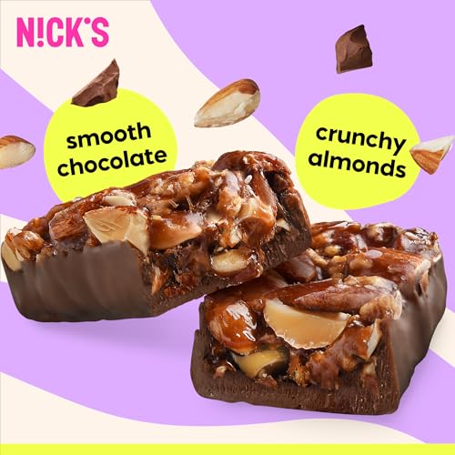 NICKS Keto Nut Bar almond chocolate during workout demonstrates on-the-go energy