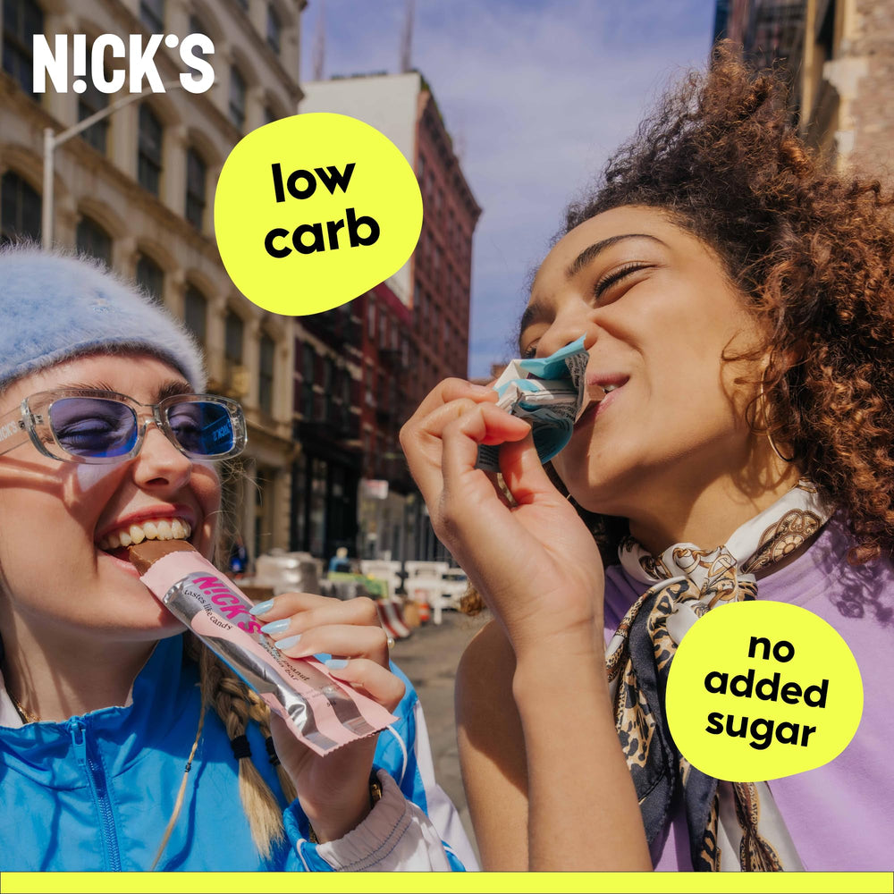 Nicks low carb claim – only 3g net carbs per bar.