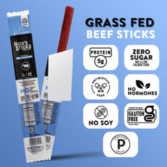 Nick's Sticks nutrition-5g-protein-60-calories showcases a protein-packed, low-sugar option