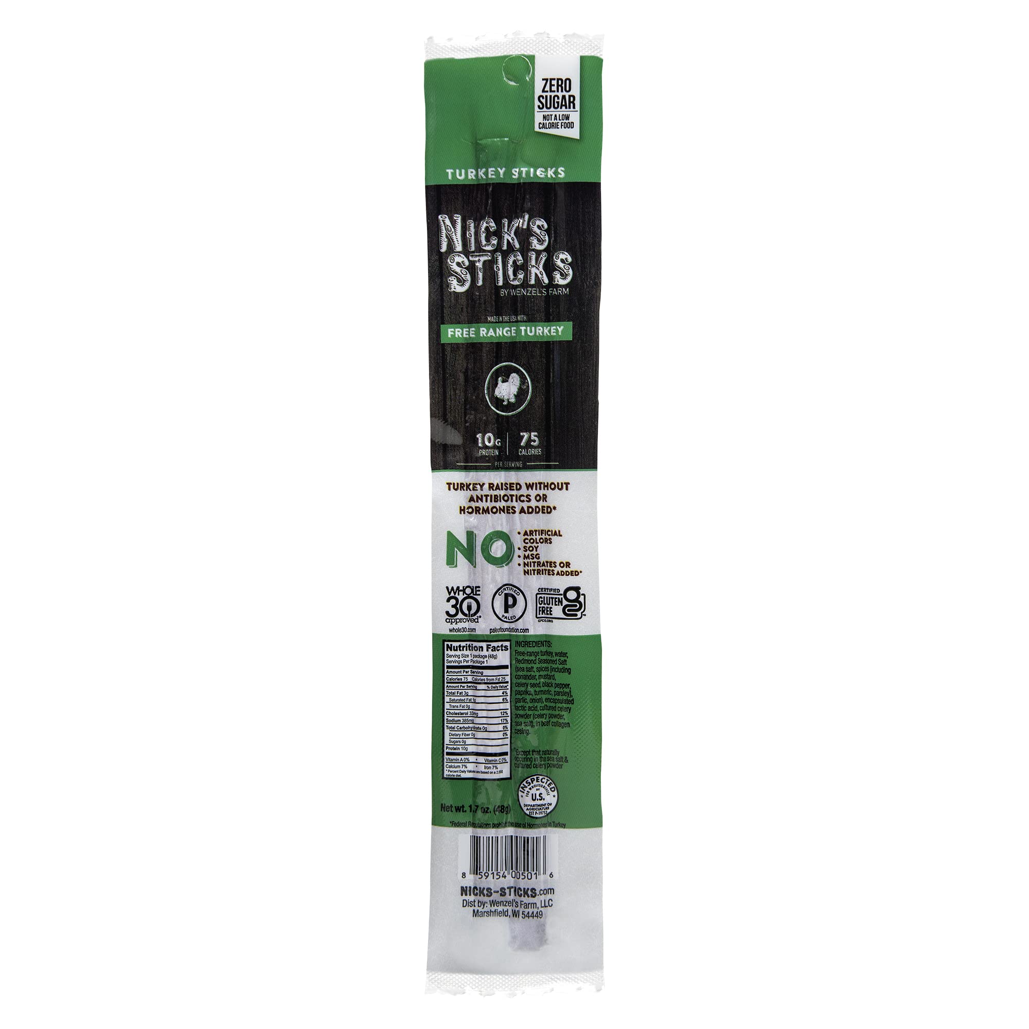Nick's Sticks Spicy Beef Stick – bold, savory kick for active days.