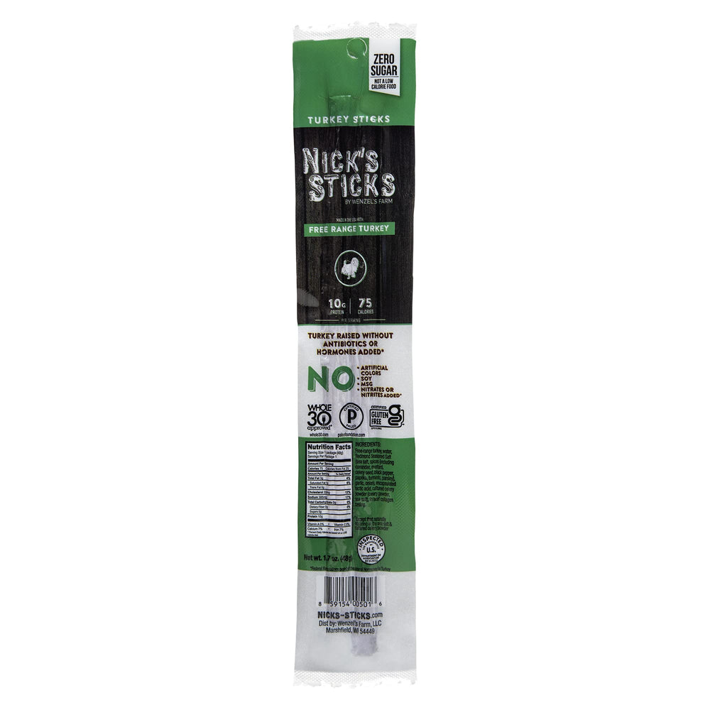 Nick's Sticks Spicy Beef Stick – bold, savory kick for active days.