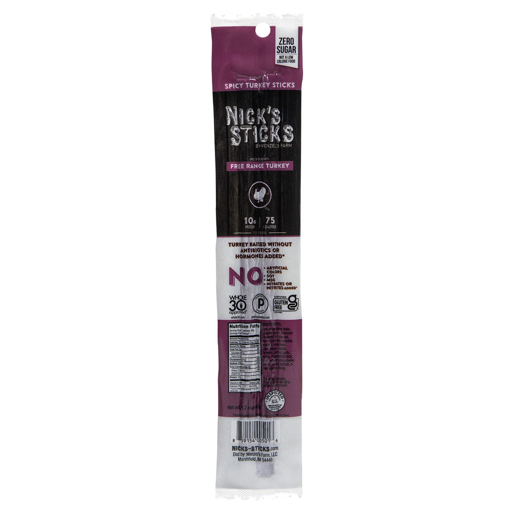 Nick's Sticks Variety Pack Front – display of flavors for choices.