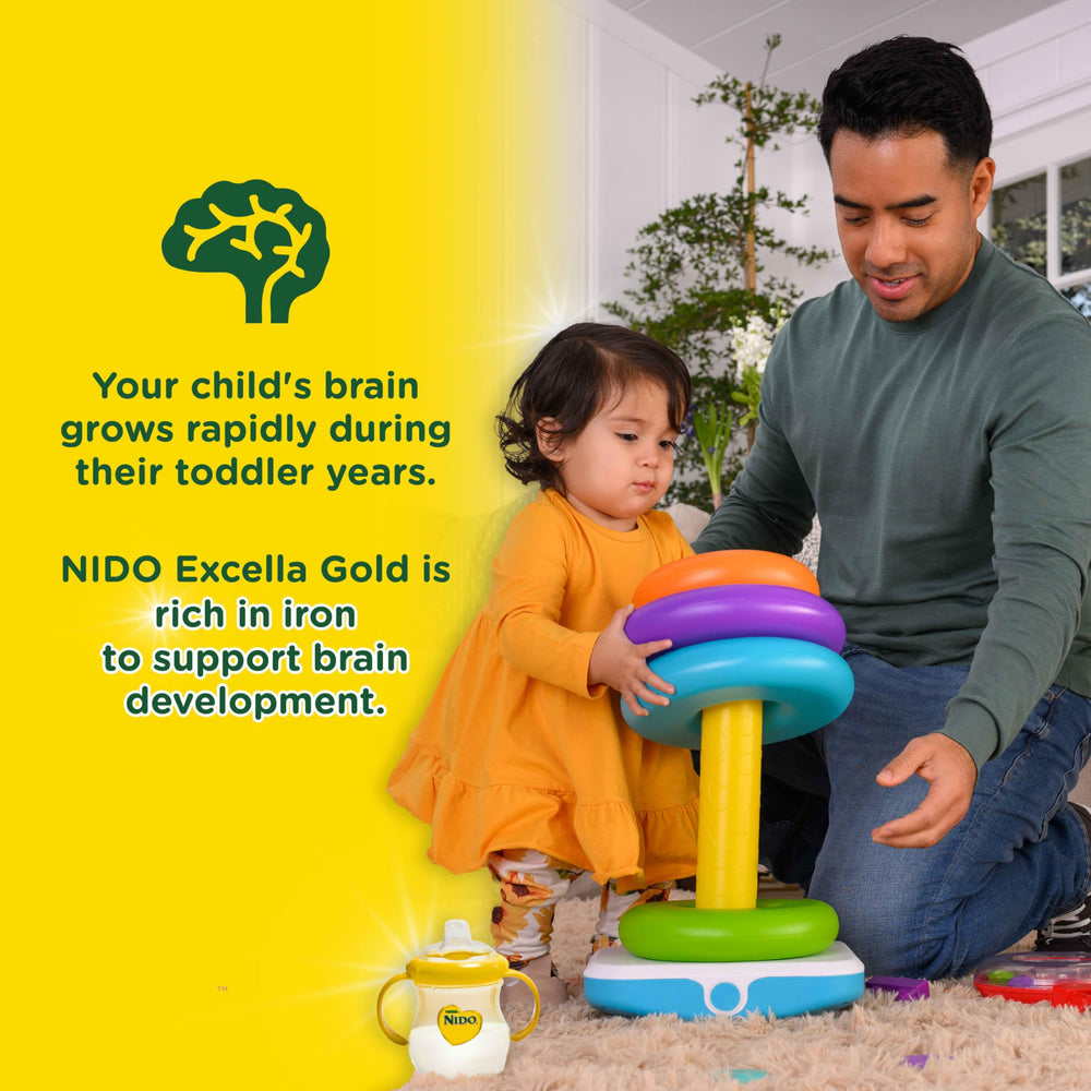 Nido Excella Gold includes probiotic and 1 g prebiotic fiber