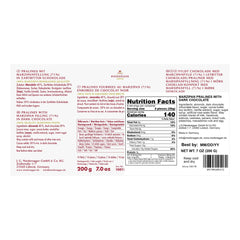 Niederegger Classic Loaves dark chocolate coating enhances a premium confection experience