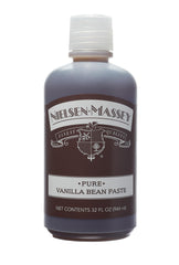 Nielsen-Massey Pure Vanilla Bean Paste 32oz bottle shown for baking and cooking.