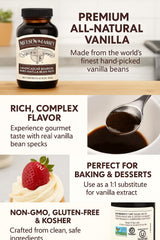 Close-up of Nielsen-Massey paste specks for premium dessert texture
