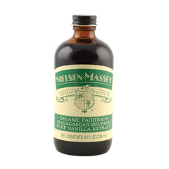 Nielsen-Massey vanilla extract pour captures creamy vanilla notes for desserts