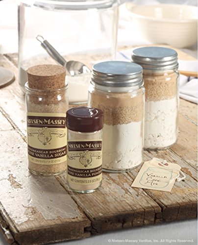 Nielsen-Massey Vanilla Powder blends smoothly into batter for consistent vanilla notes.