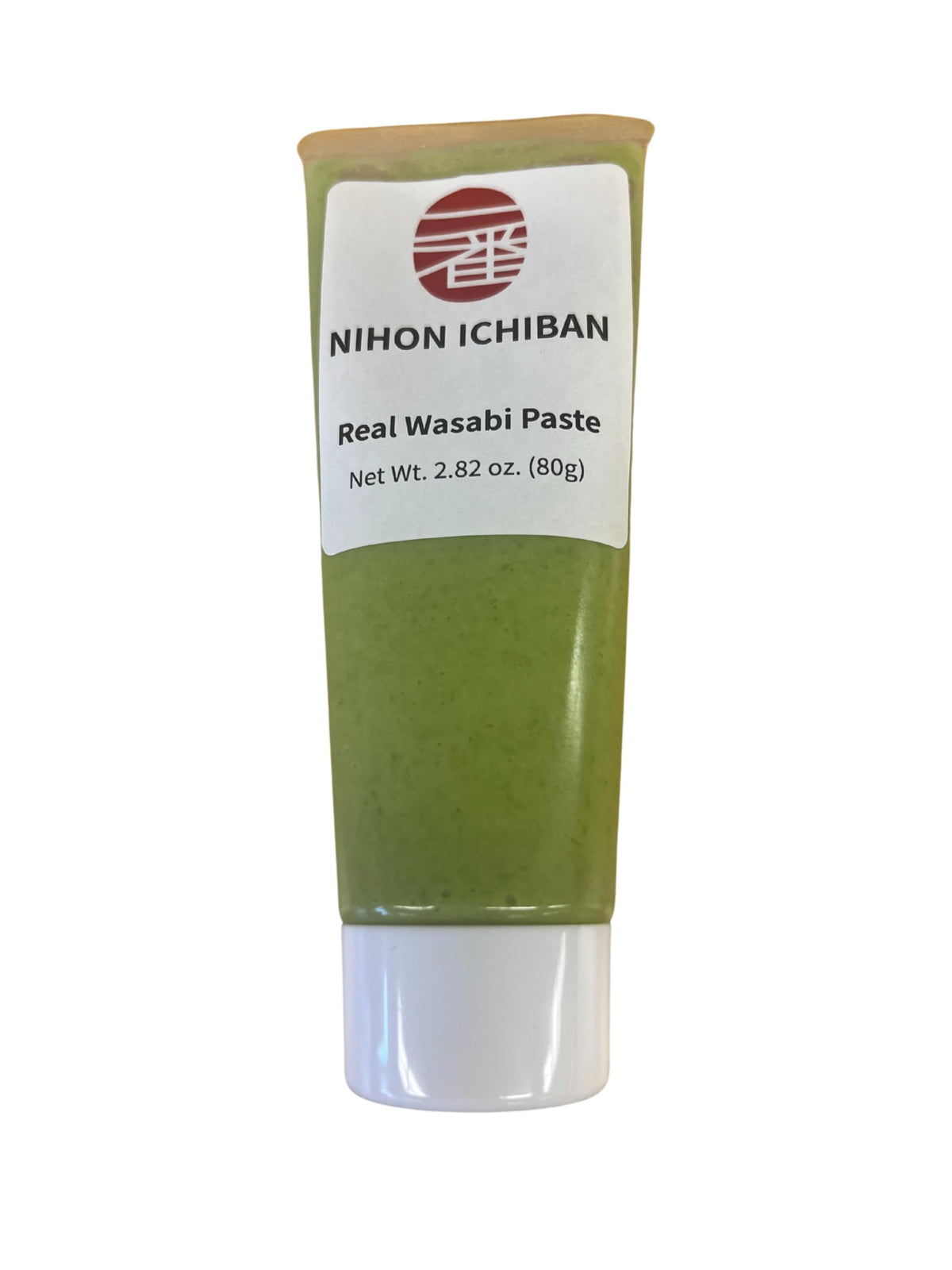 NIHON ICHIBAN Wasabi Paste jar close-up, ideal for sushi pairing.