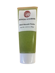 NIHON ICHIBAN Wasabi Paste jar close-up, ideal for sushi pairing.
