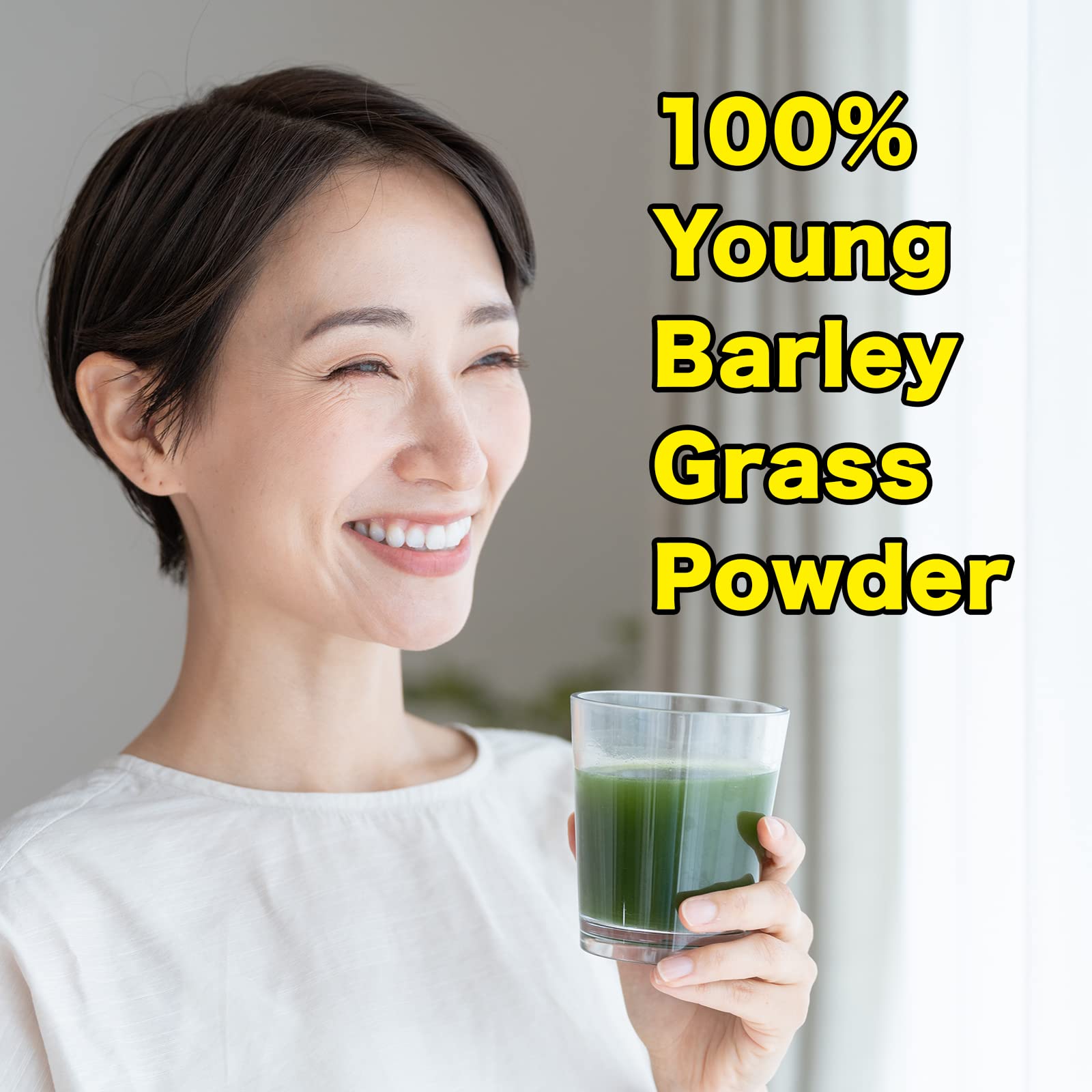 Kin no Aojiru green drink setup for home or travel