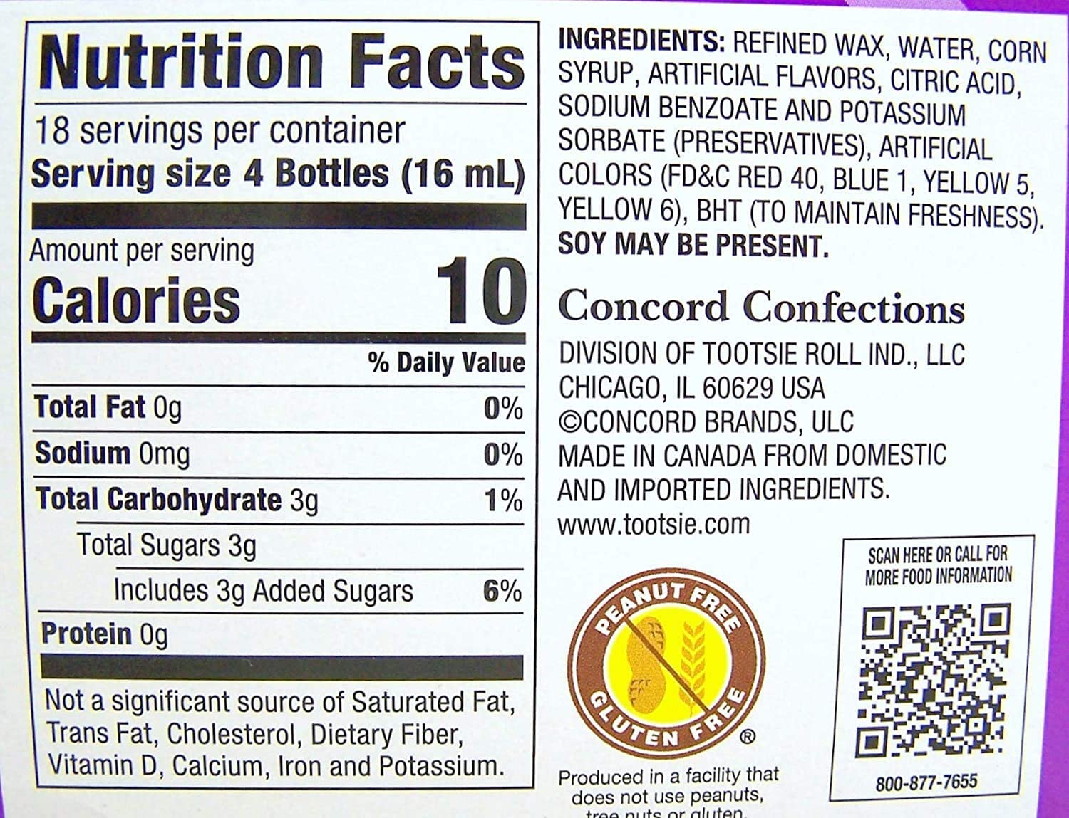 Nik-L-Nip mini drinks candy eight-count pack image, easy party favor for events.