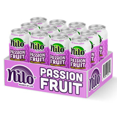 NILO Passion Fruit Juice pour into glass, ideal for quick hydration.