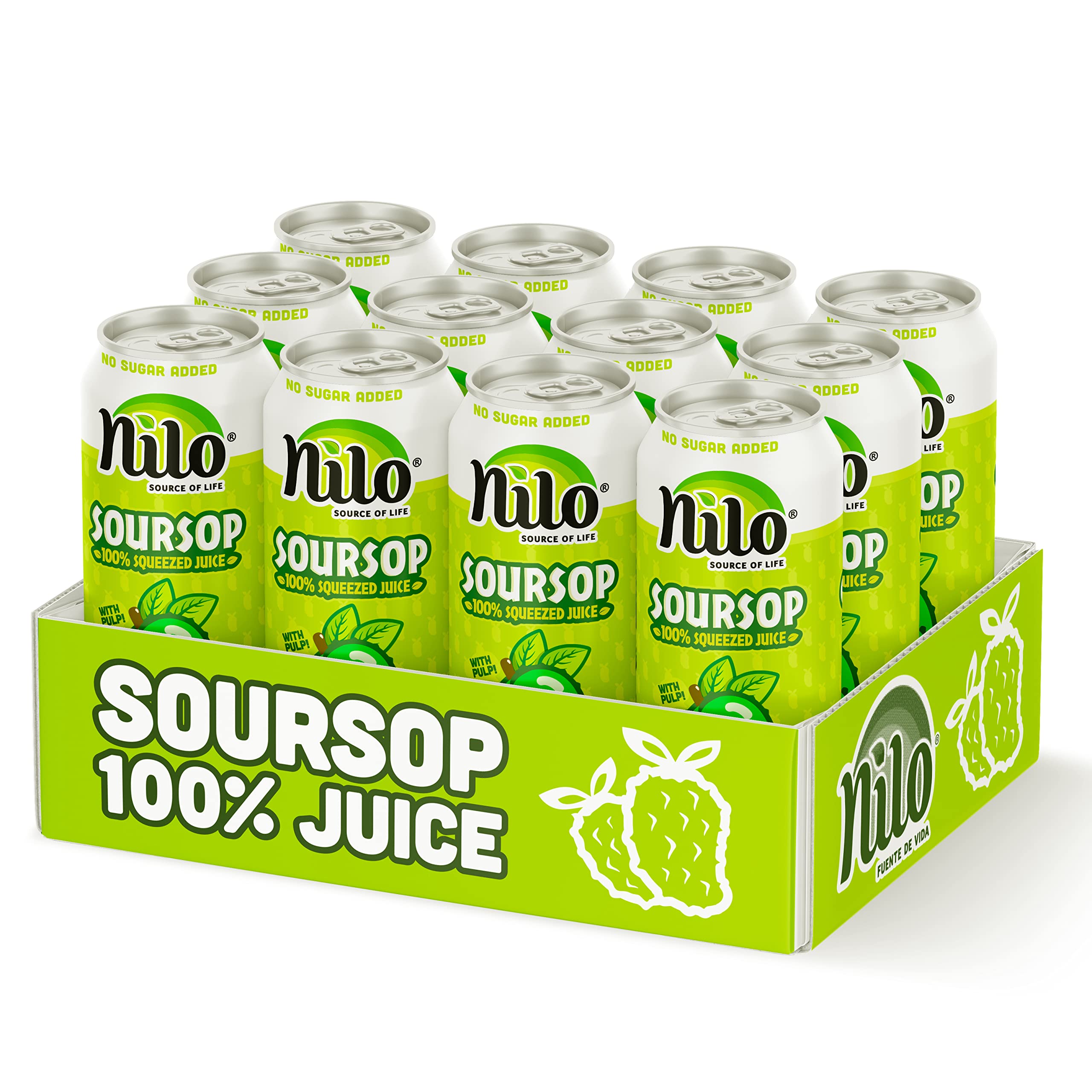 NILO Soursop Juice bottles on table for accessible everyday refreshment.