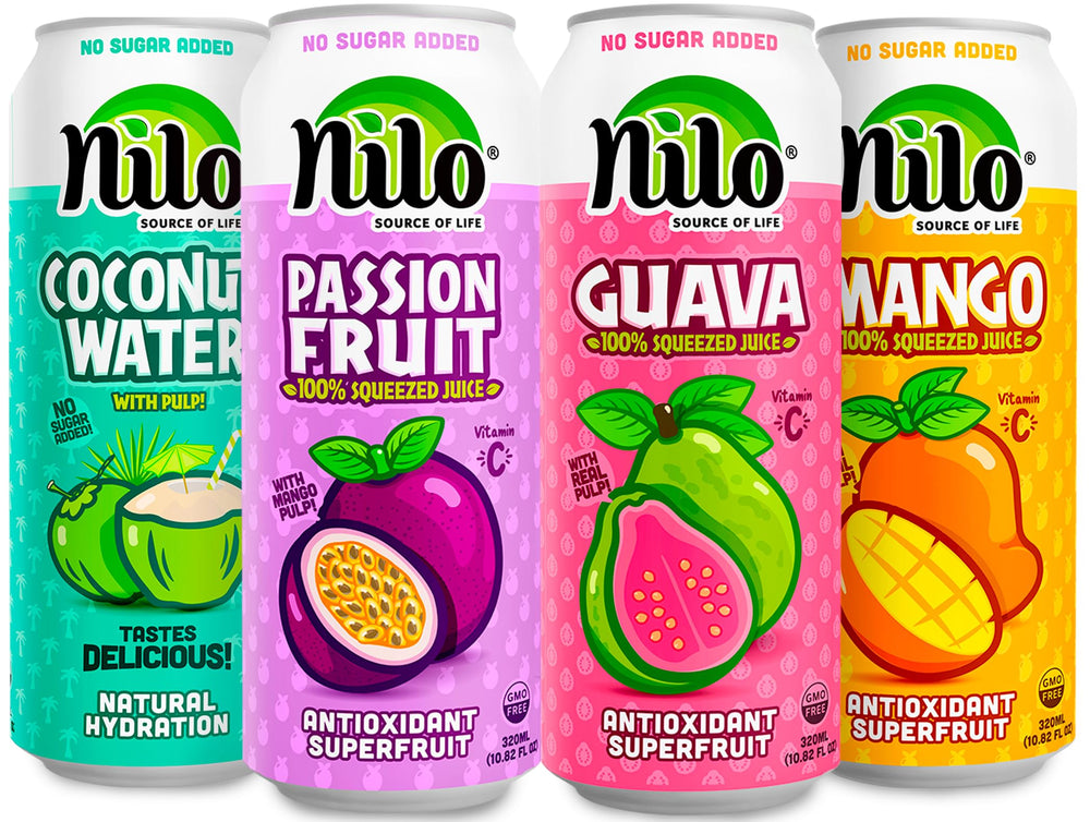 NILO Variety Pack front packaging for on-the-go refreshment.