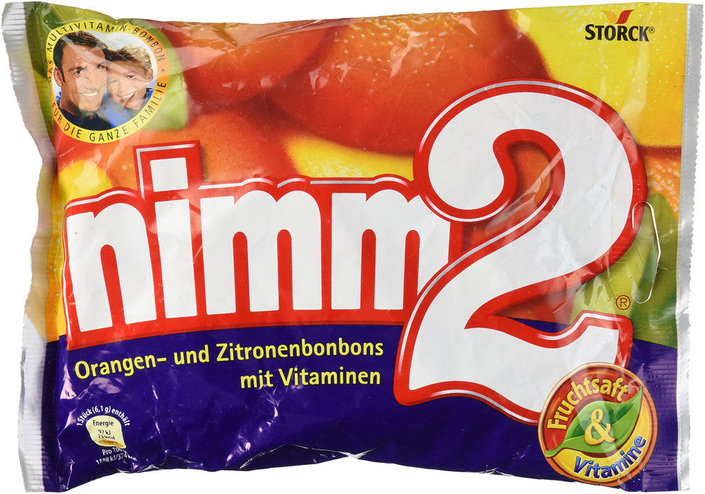 Nimm2 Multivitamin Hard Candy pack view, convenient daily treat with a vitamin blend.