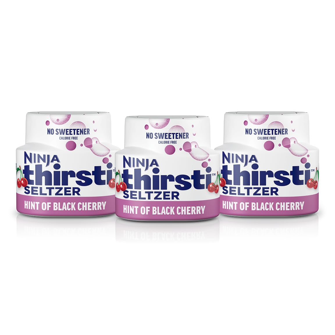 Ninja Thirsti Splash Black Cherry sachet releases bold fruit aroma for refreshing water.