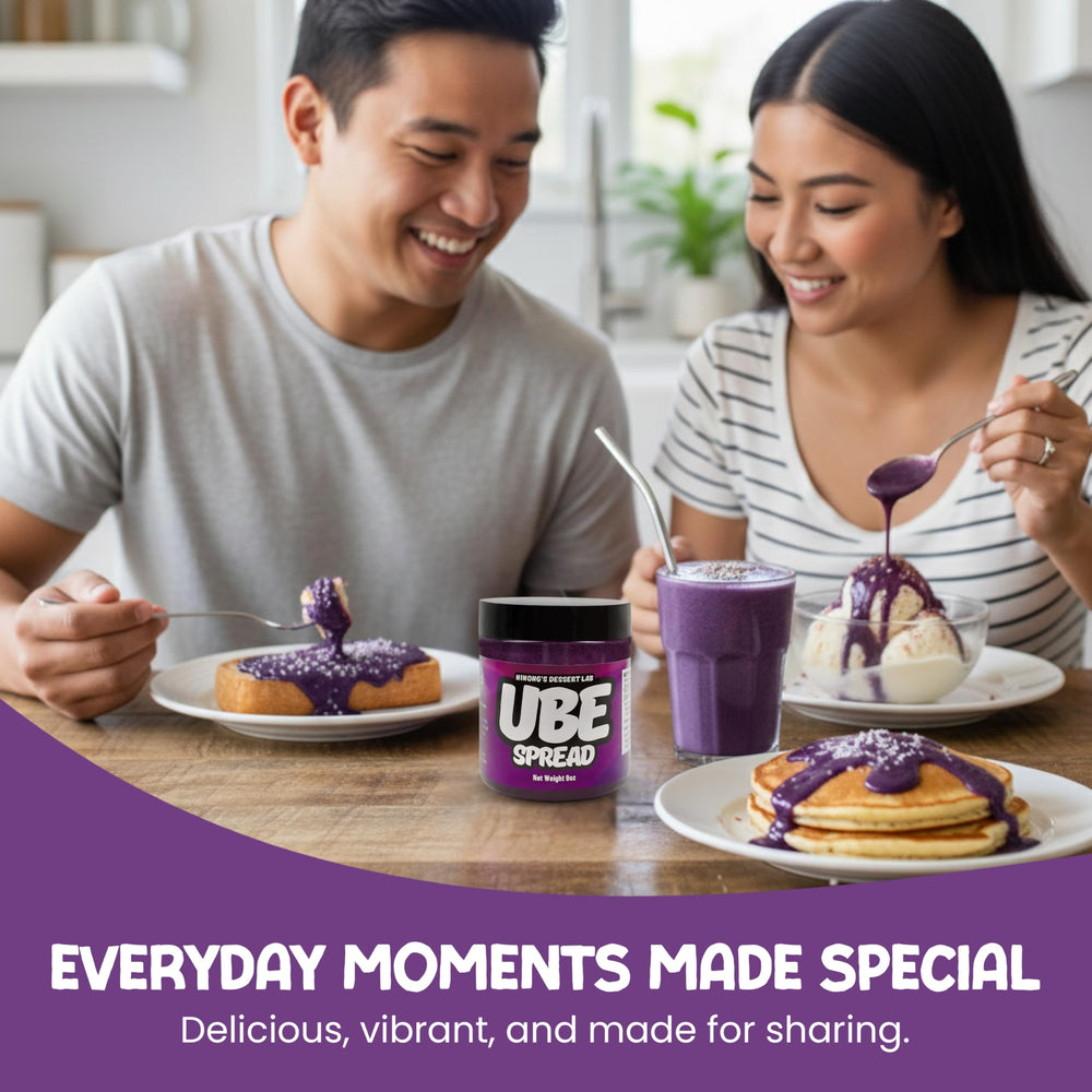 Ninong’s Dessert Lab Ube Spread baking use, swirl into pastries.