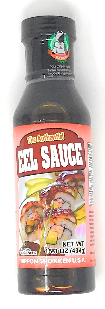 Nippon Shokken Eel Sauce bottle pour for a glossy glaze on grilled eel.