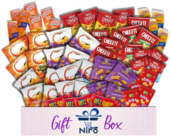Niro cheese crackers variety pack in a gift box for sharing.