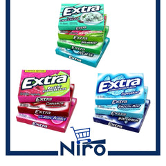 Niro sugar-free gum variety pack 6-pack with assorted flavors for sharing and on-the-go enjoyment.