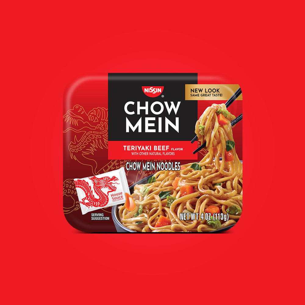 Nissin Chow Mein Teriyaki Beef with no added MSG.