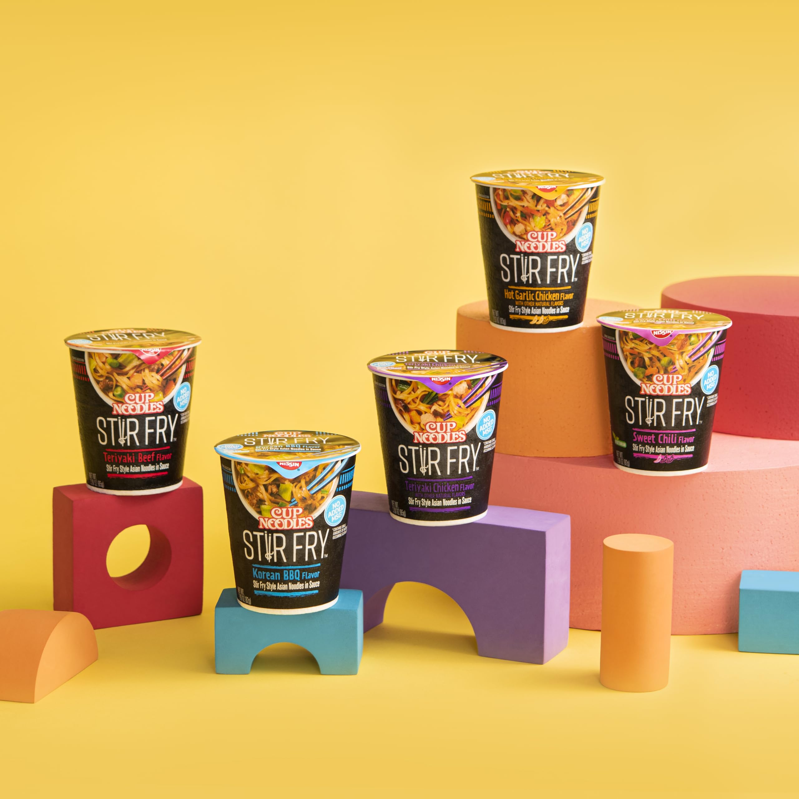 NISSIN Cup Noodles microwave-ready cup allows quick warming and serving