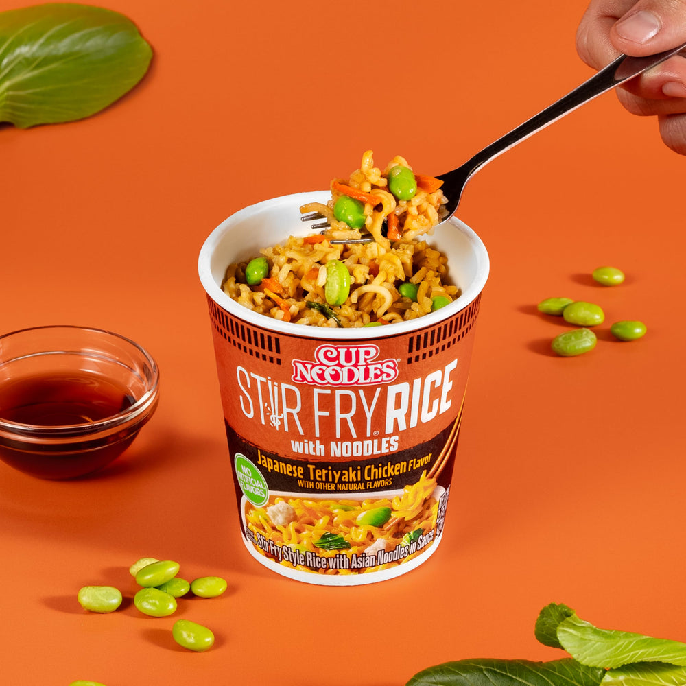 nissin microwave-ready cup ready in minutes for grab-and-go meals