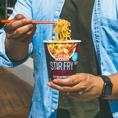 Pack of six NISSIN Cup Noodles offers pantry-friendly ready meals for busy days.