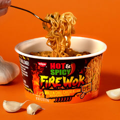 NISSIN Fire Sauce Packet adds a fiery kick.