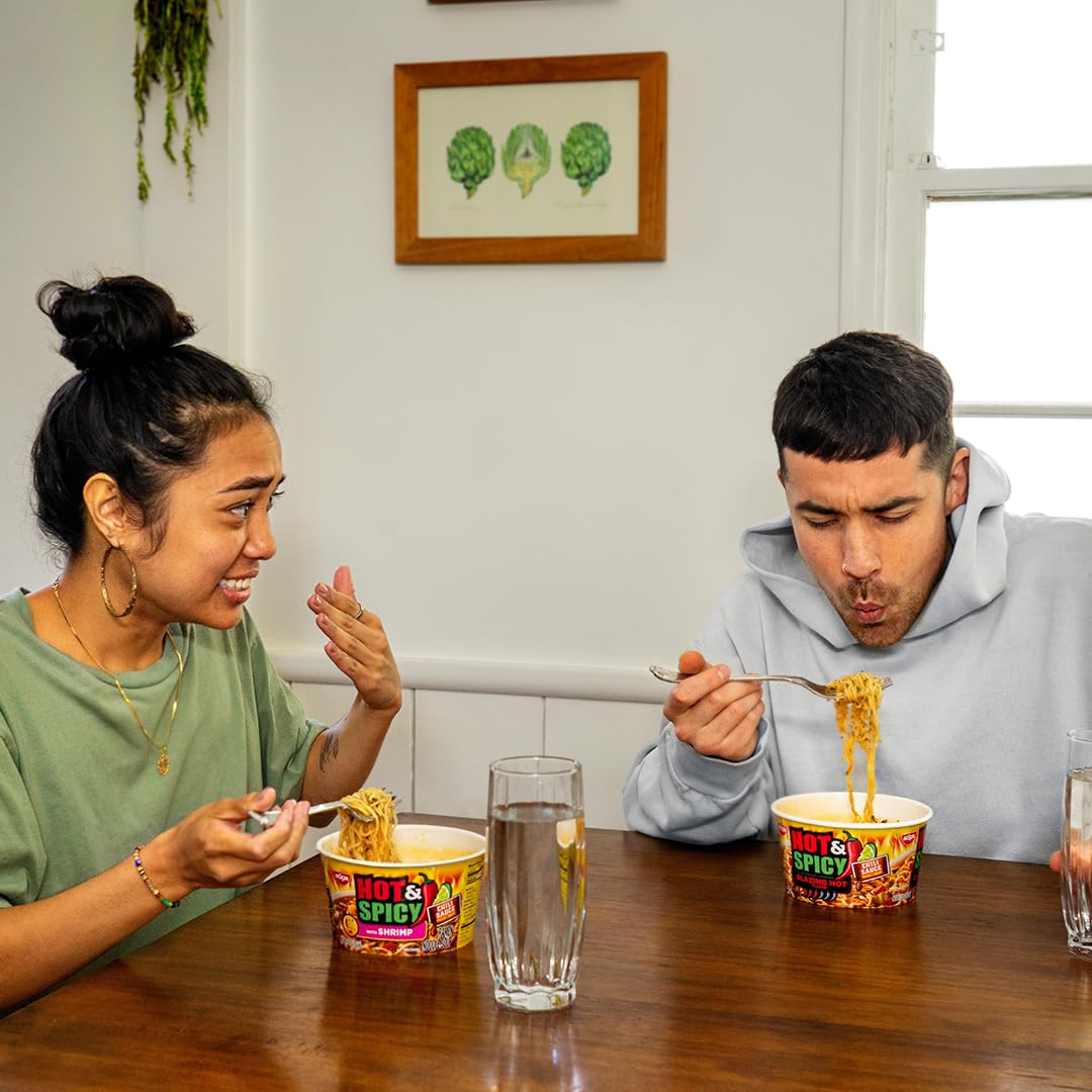 Nissin ramen ready in minutes for a quick snack