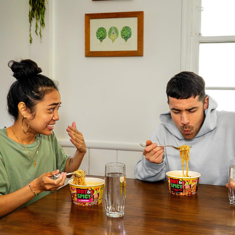 Nissin ramen ready in minutes for a quick snack