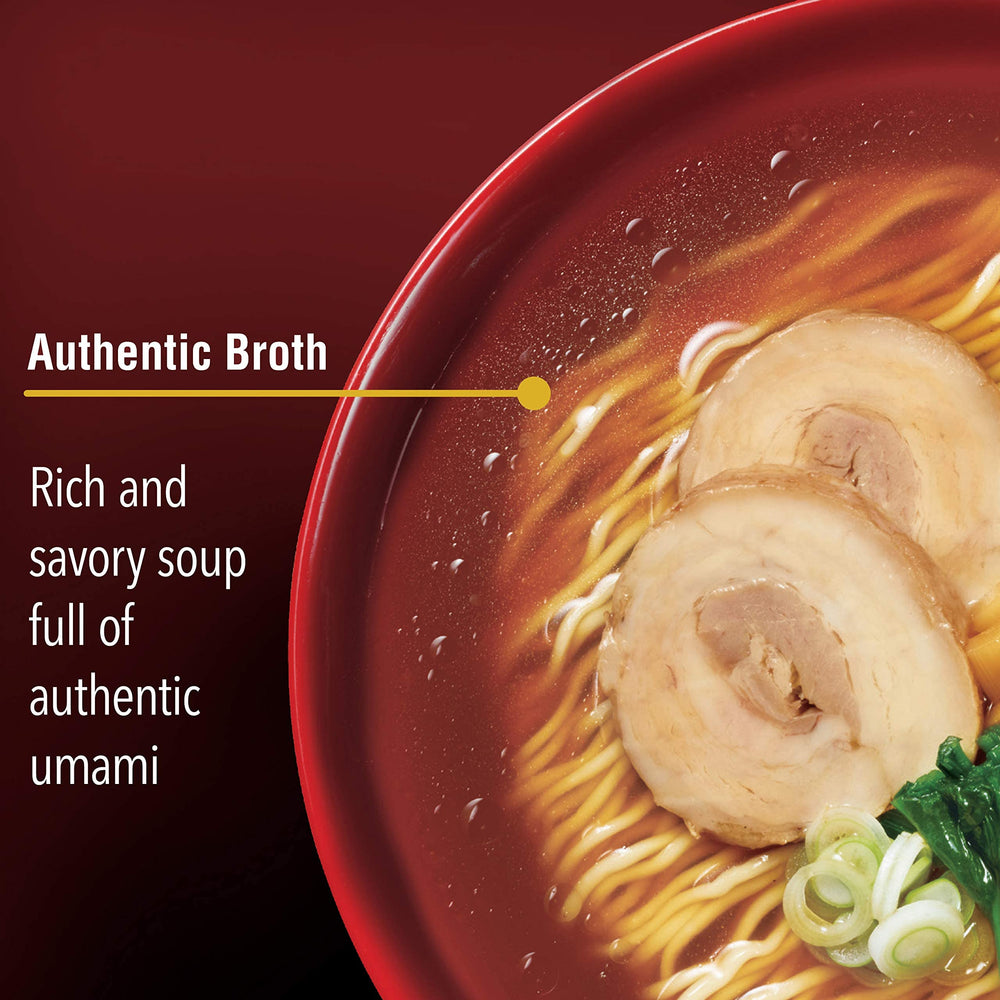 NISSIN RAOH aroma shot with steam and soy notes, inviting for home dining