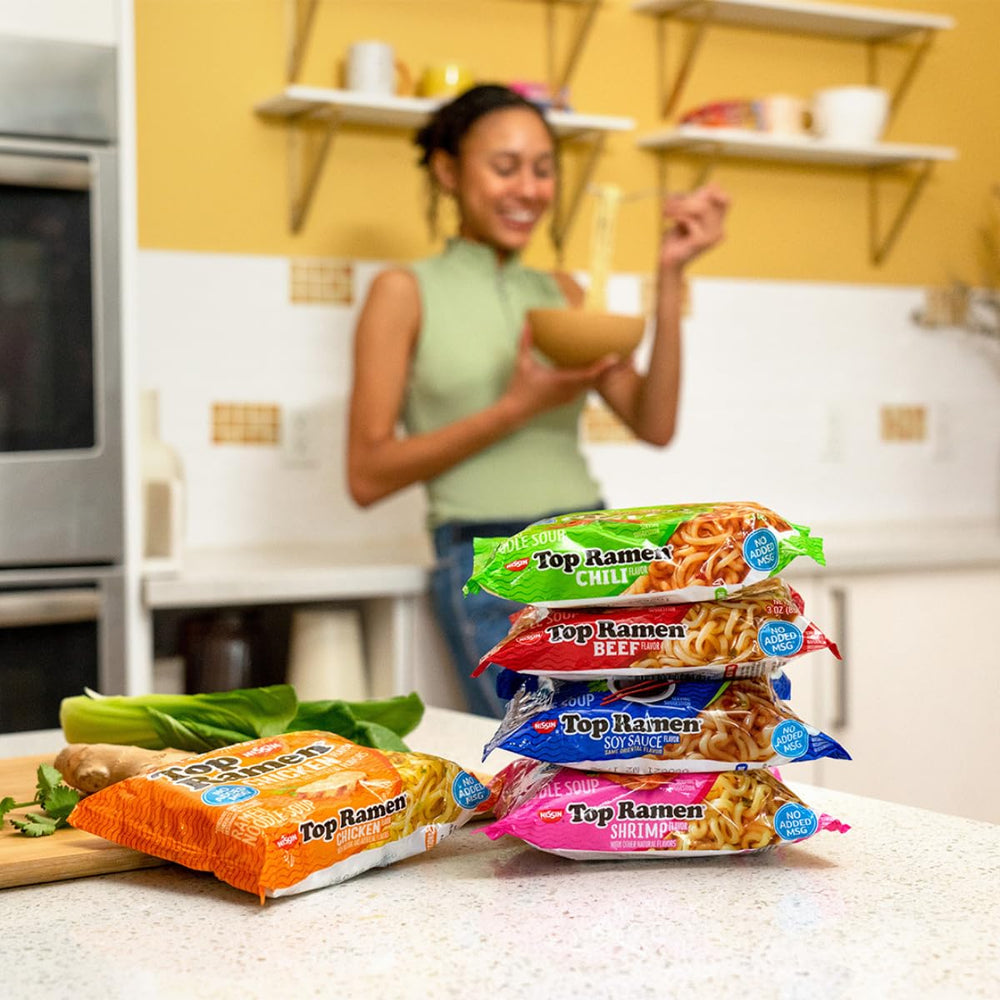 NISSIN Top Ramen Chicken dorm-friendly meal option for students