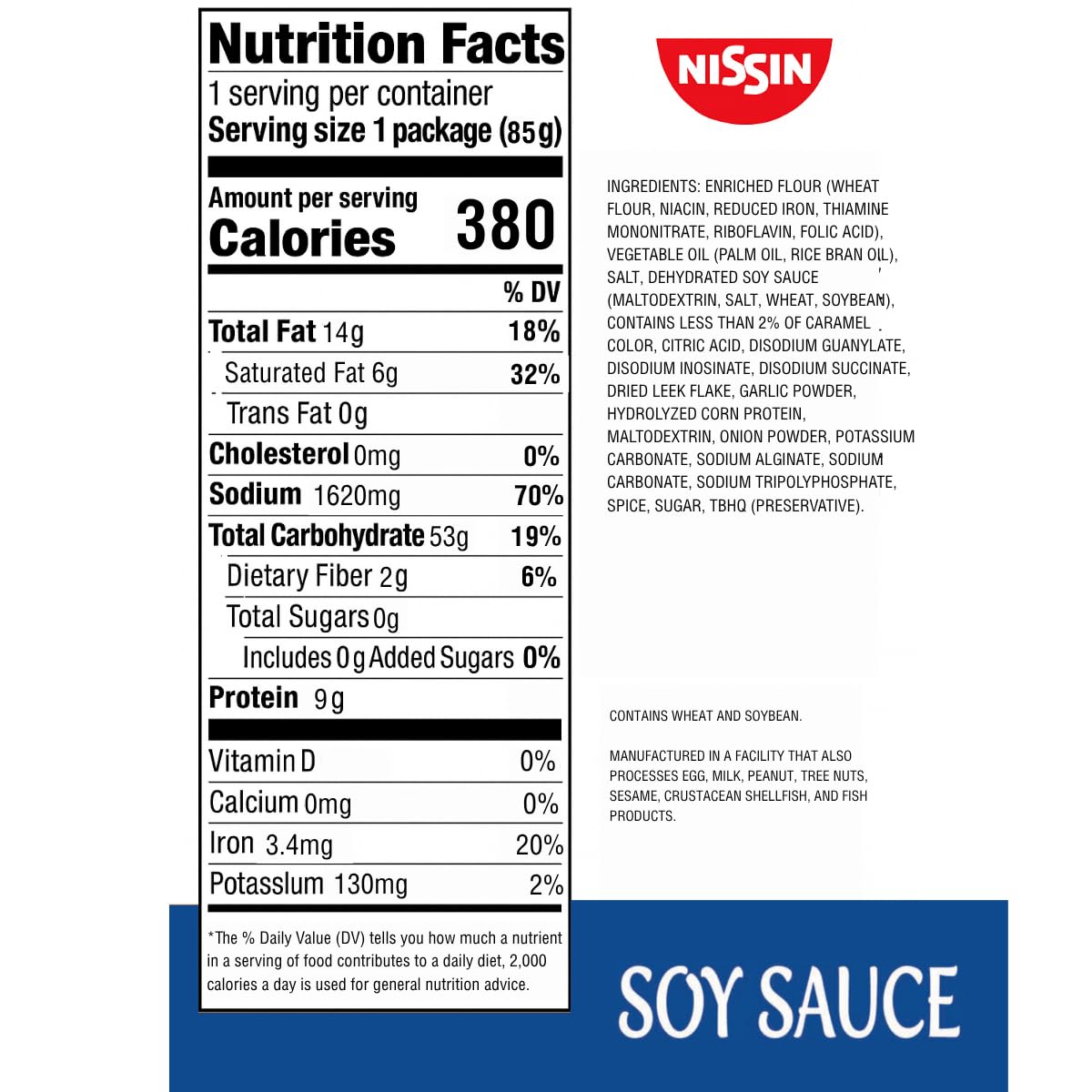 Nissin Top Ramen ready in three minutes, perfect for fast lunches.