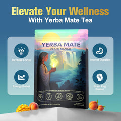 NIUSISE Yerba Mate Instant Tea scoop indicating easy-measure servings