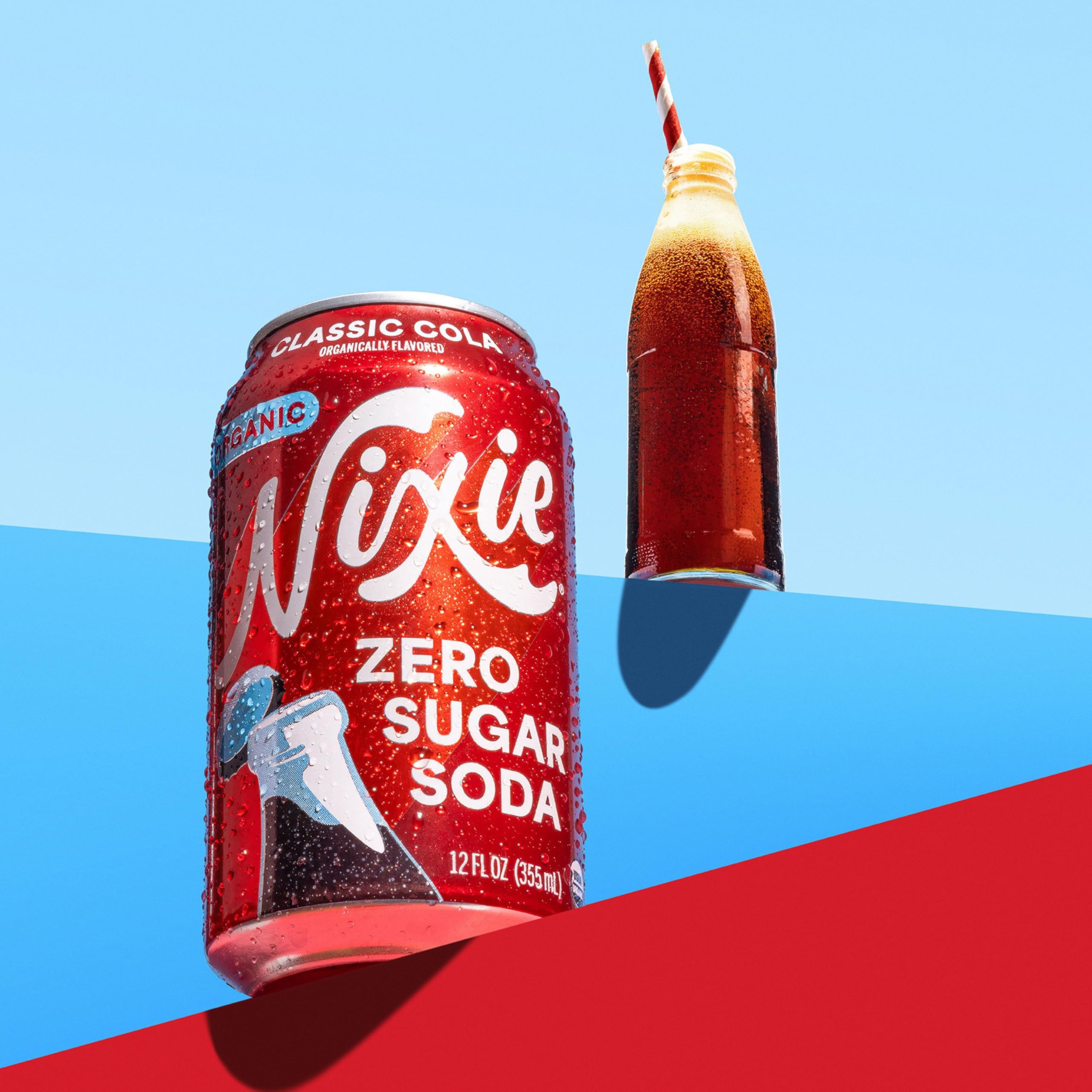 Nixie 40mg caffeine cola boost in a chilled can, ideal pre-workout or errands.