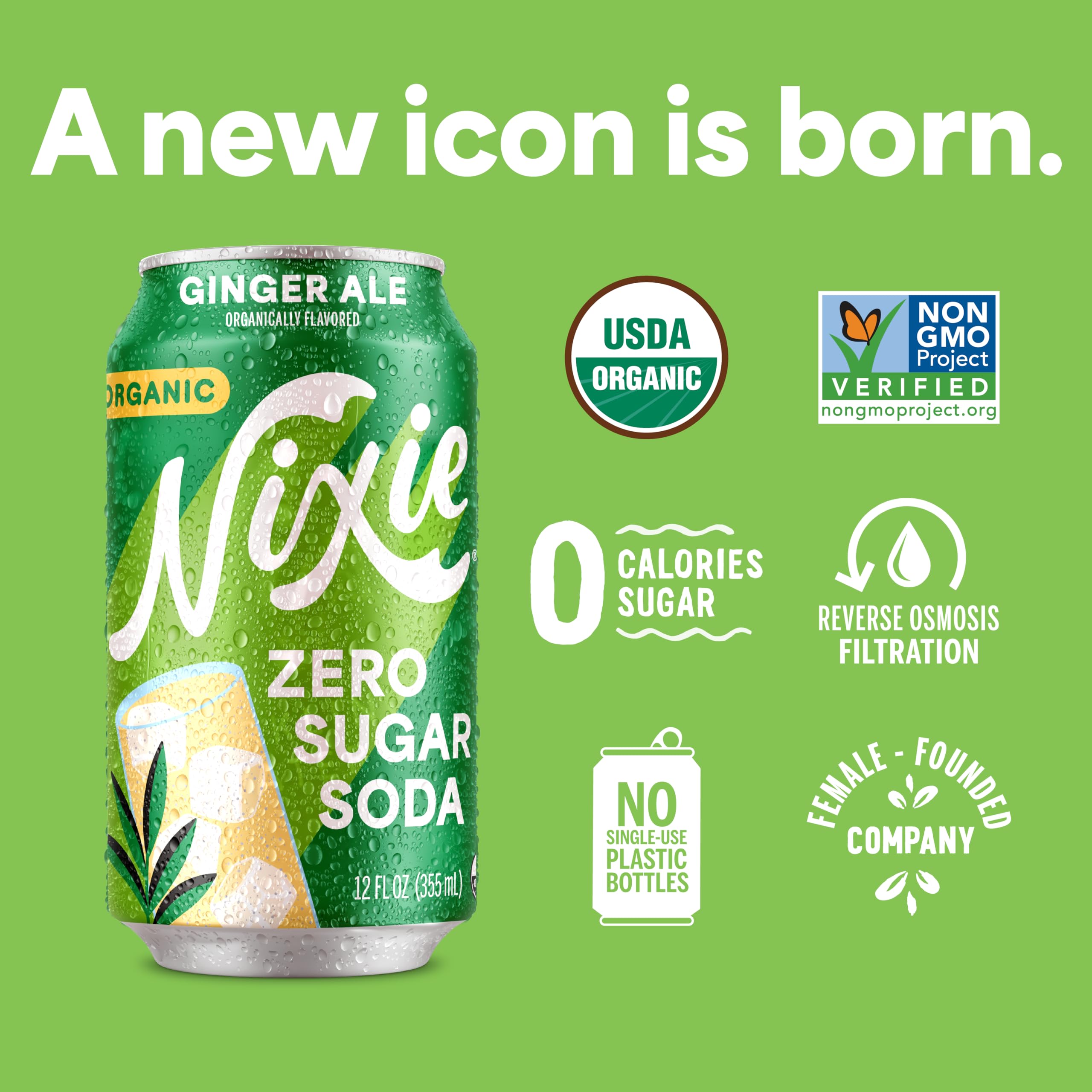 Nixie non-GMO certification badge on packaging
