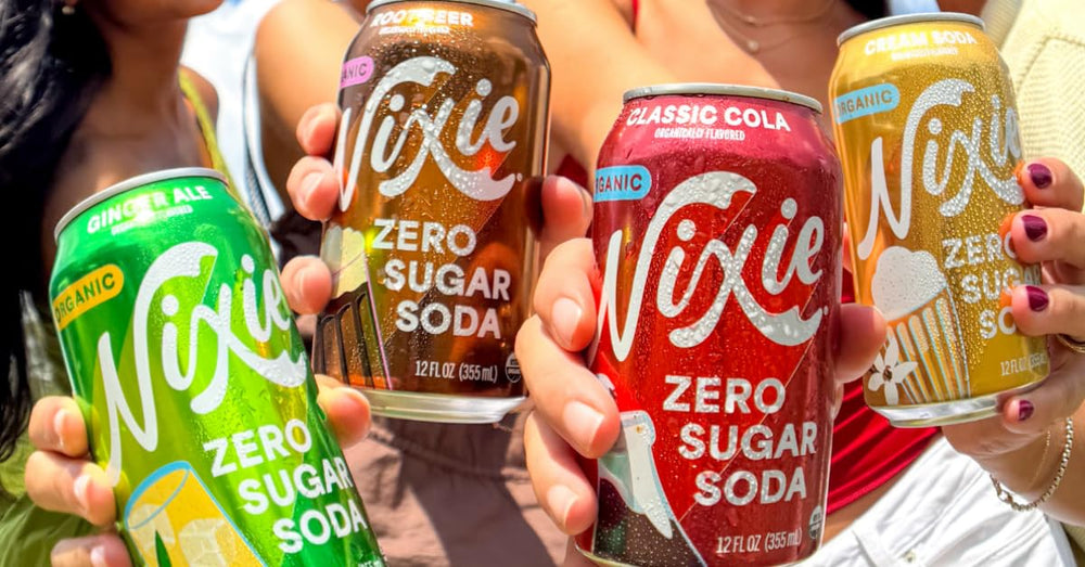 Recyclable can from Nixie highlights sustainability for eco-conscious drinkers.