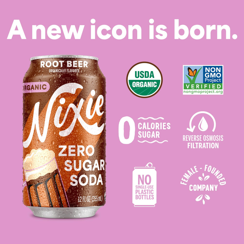 Nixie Root Beer served with snacks for casual gatherings.