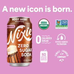 Nixie Root Beer served with snacks for casual gatherings.