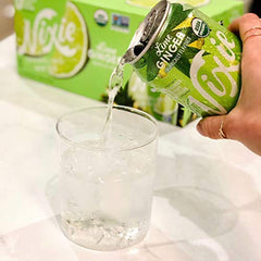 Nixie Lime Ginger label with organic certification visible